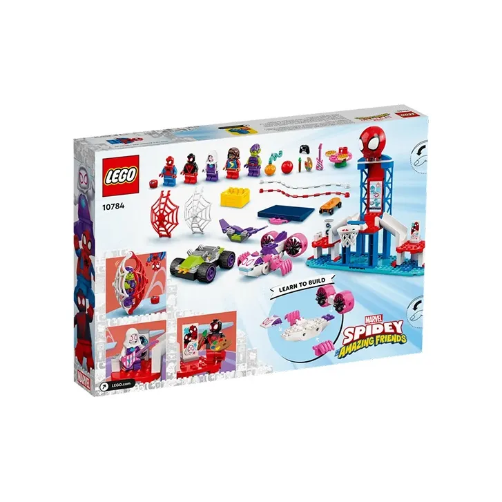 LEGO Super Hero Collection Marvel, Spider Man's Web Headquarters Building Blocks 10784-3