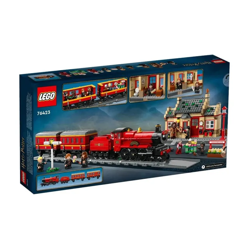 LEGO Hogwarts Express Train Set With Hogsmeade Station Building Blocks 76423-2