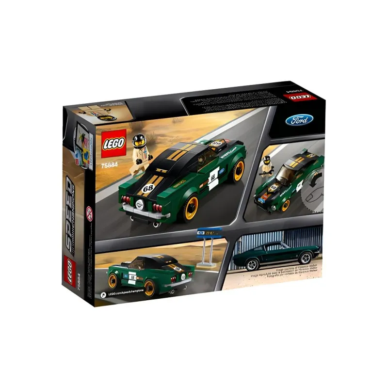 LEGO Super Racing Collection FORD 1968 Ford Mustang Building Blocks 183pcs 75884-3