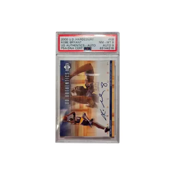 UPPER DECK 2000 U.D. HARDCOURT Kobe Bryant, Signed Card With PSA Signature Grade 9 Graded Cards 1 Pc