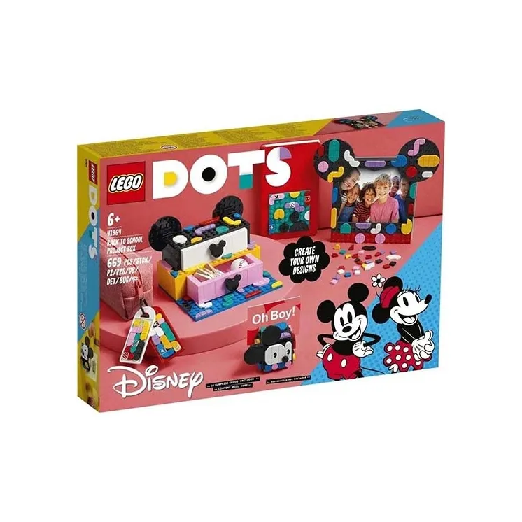 LEGO Mickey Mouse And Minnie Mouse Luxury Back to School Outfit Building Blocks 669pcs 41964-1