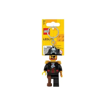 LEGO Red-Bearded Pirate Captain LED Light Keychain Building Blocks 0-300pcs LGL-KE23H