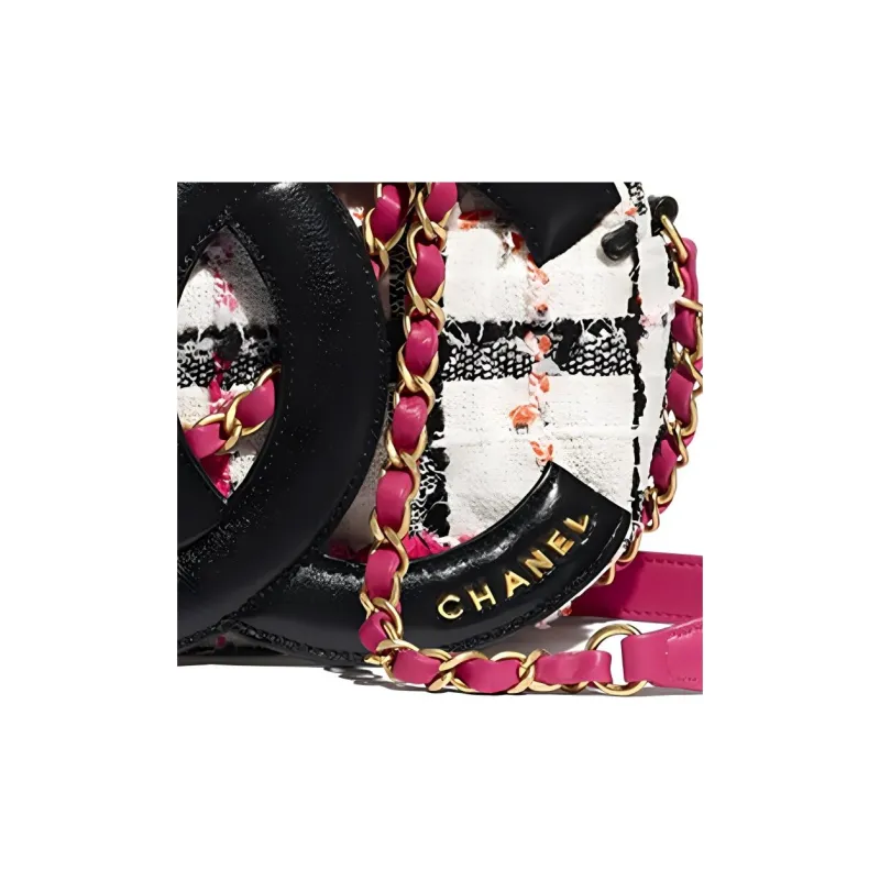 CHANEL Tweed Shoulder Bag Women's Multicolor-4