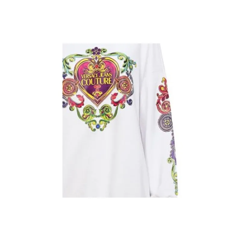 VERSACE JEANS COUTURE Sweatshirts Women's White-5