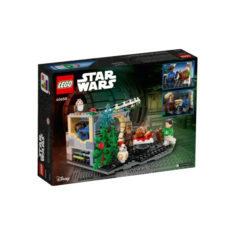 LEGO Millennium Falcon Holiday Diorama Building Blocks 40658-1