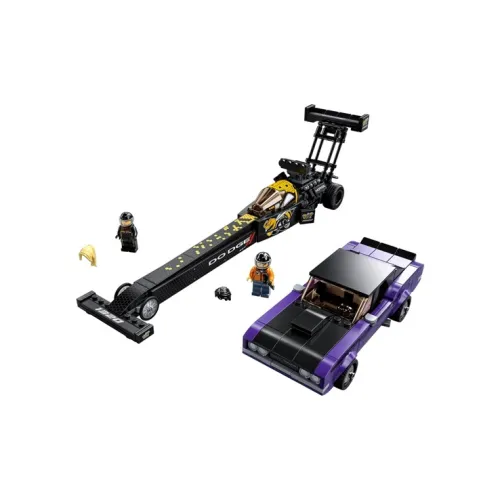 LEGO Super Racing Collection Dodge Mopar//SRT Top Fuel Dragster And 1970 Challenger T/A Building Blocks 627pcs 76904