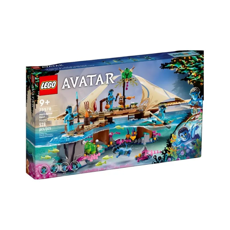 LEGO Avatar Series Avatar 2  Metkayna Reef House Building Blocks 528 Pcs 75578-1