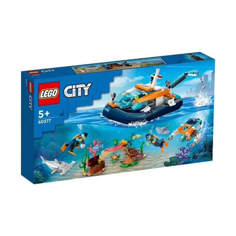 LEGO City Collection Dive Adventure Boat Building Blocks 182pcs 60377-3