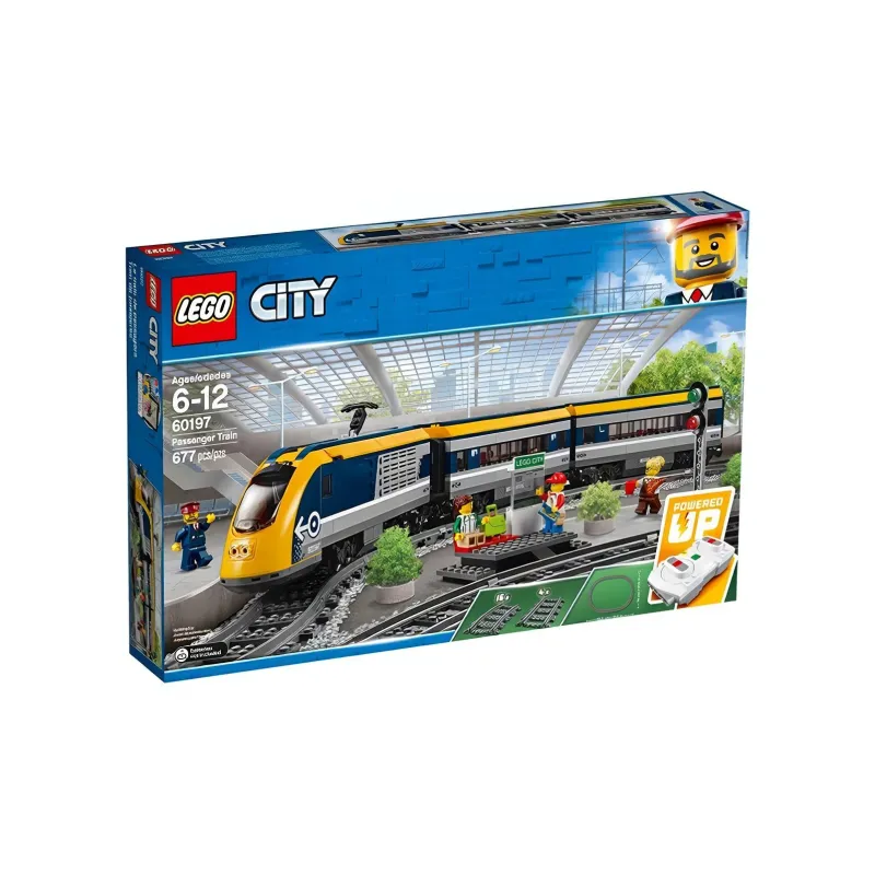 LEGO City Collection Passenger Train Building Blocks 677pcs 60197-1