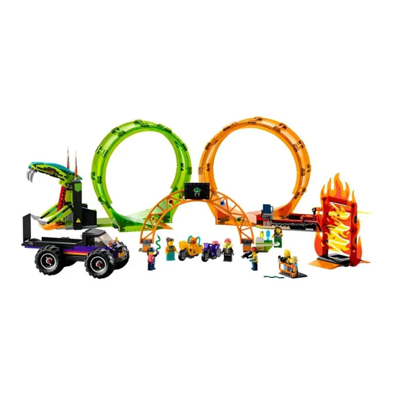 LEGO Double Loop Stunt Arena Building Blocks 60339-0