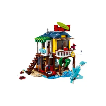 LEGO LOGO Creator Surfer's Beach Hut Building Blocks 564 31118