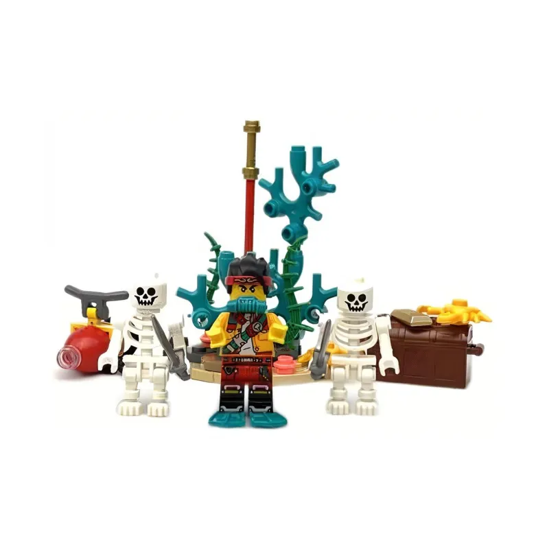 LEGO Little Monkey King Collection Monkie Kid Underwater Adventure Puzzle Bag Building Blocks 57pcs LEGO 30562-2