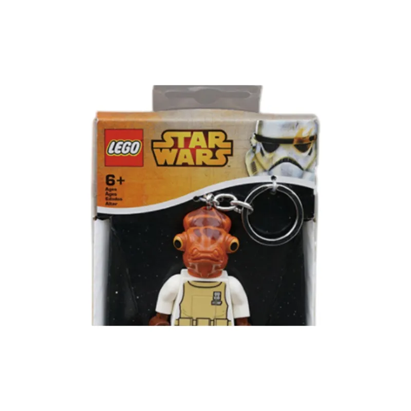 LEGO Star Wars Collection Star Wars Characters Admiral Akbar LED Light Keychain Building Blocks LE-KE59-3