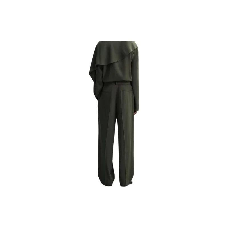 Nanushka X ZARA Nanushka Collaboration Casual Pants Men Green-3