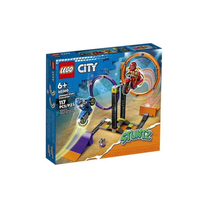 LEGO City Collection Thrilling Rotary Stunt Challenge Building Blocks 117pcs 60360-0