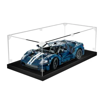LEGO Ford GT & Minimalist Full Transparent Mix and Match Version Display Case Building Blocks 42154  Display Case 2