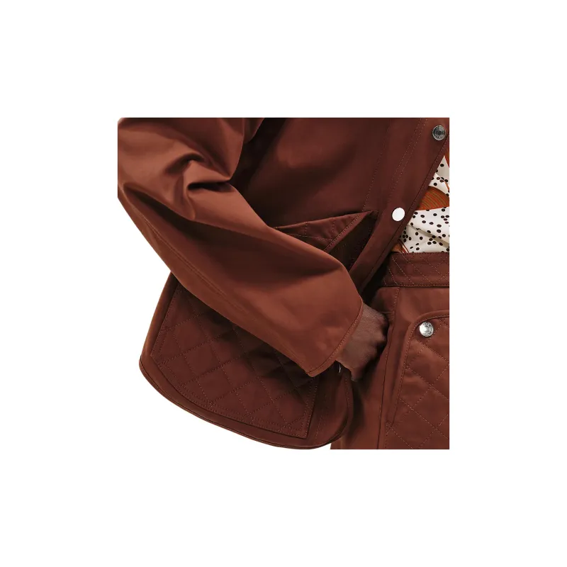 HERMES SS25 Jackets Coats Women's Brown-5