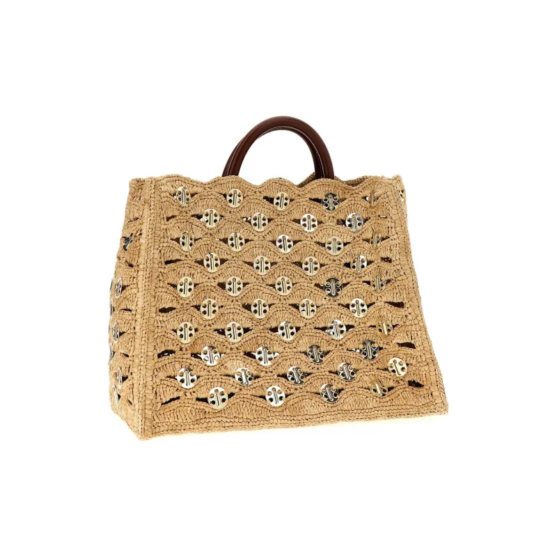 Paco Rabanne Sac A Main Disc Link Top Handle Bag-1