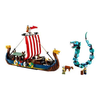 LEGO Creative Versatile Expert Collection Pirate Ship And The Earth Serpent Building Blocks 1192pcs 31132