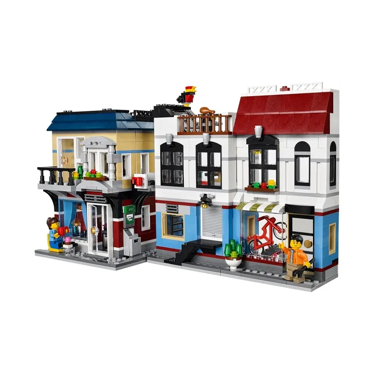 LEGO LOGO Creator Creator3 in 1 Bike Shop And Café Building Blocks 1023 Pcs 31026-1