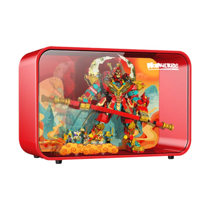 LEGO Little Monkey King Collection Sun Wukong Ultimate Transforming Mecha & Display Case Red Building Blocks 80045 2-1