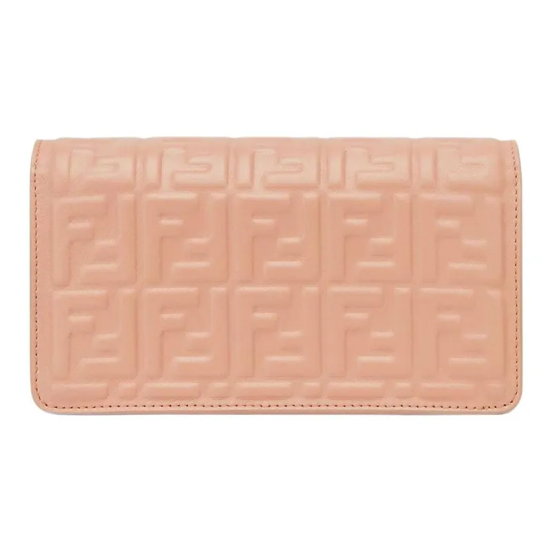 FENDI Baguette Lambskin Portable Crossbody Bag Shoulder Bag Women's Pink-2