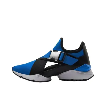 PUMA Muse Anti Slip Wear Resistant Low Top Casual Shoes Women's Blue Black