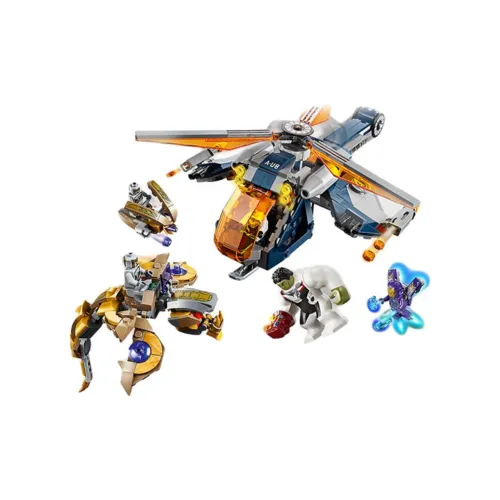 LEGO Super Hero Collection Marvel Character Avengers Helicopter Aerial Hulk Building Blocks 482pcs 5 Pcs Figures 76144