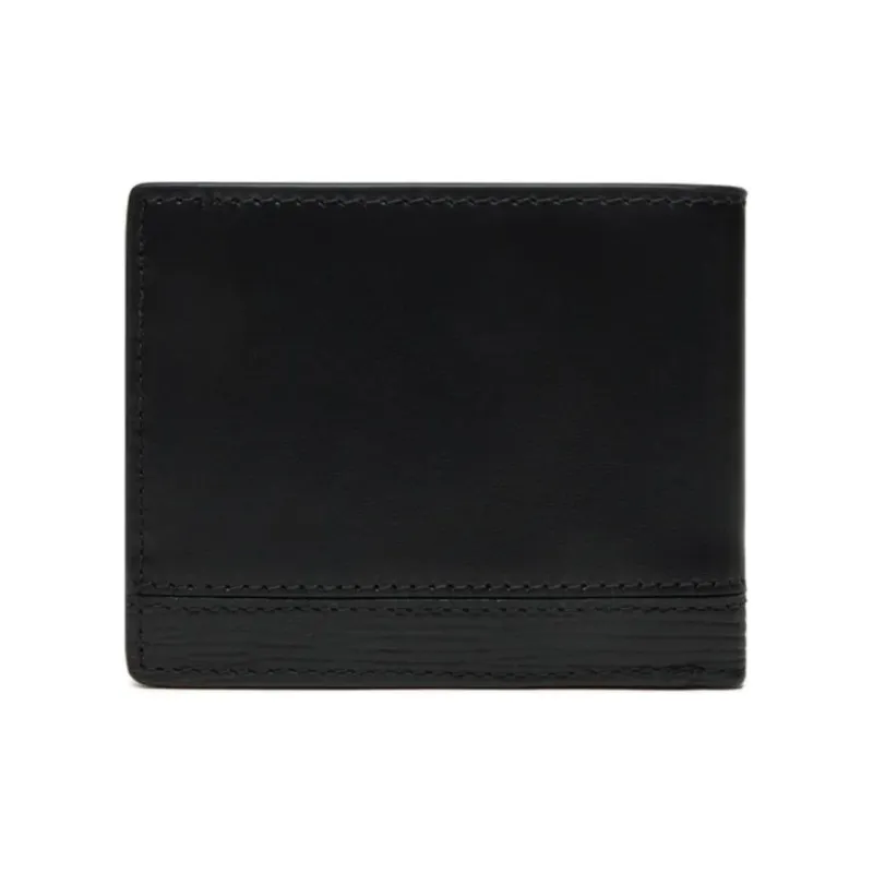 Tommy Hilfiger Full Grain Leather Wallet Men's Black-1