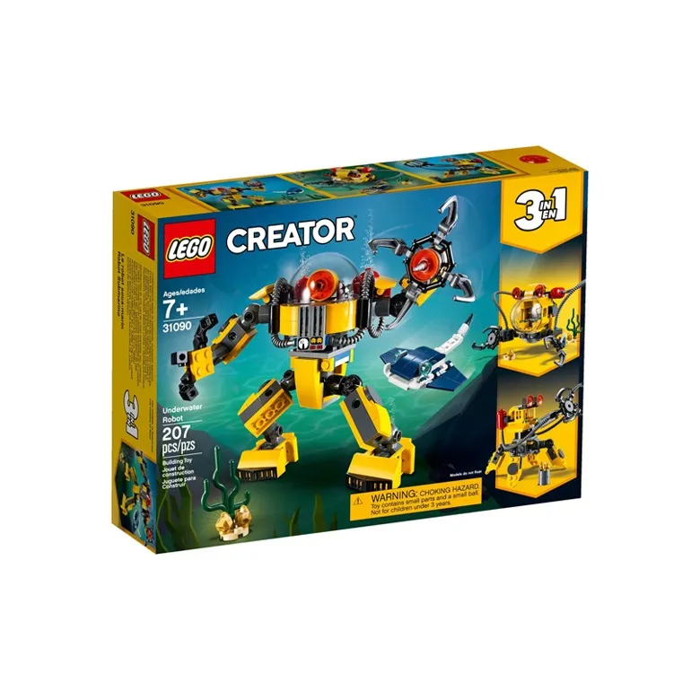 LEGO LOGO Creator 3 in 1 Underwater Robot Building Blocks 207 31090-2