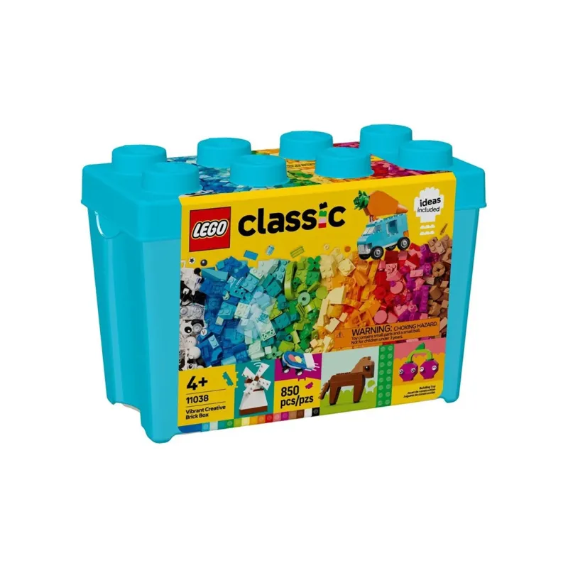 LEGO Classic Collection Vibrant Creative Building Blocks Box Building Blocks 850pcs 11038-0