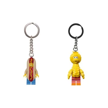 LEGO Hot Dog Big Bird Pendant Building Blocks 0 300 853571+854194
