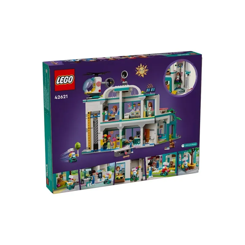 LEGO Good Friend Collection Modern Heart Lake City Hospital Building Blocks 1045pcs 42621-2
