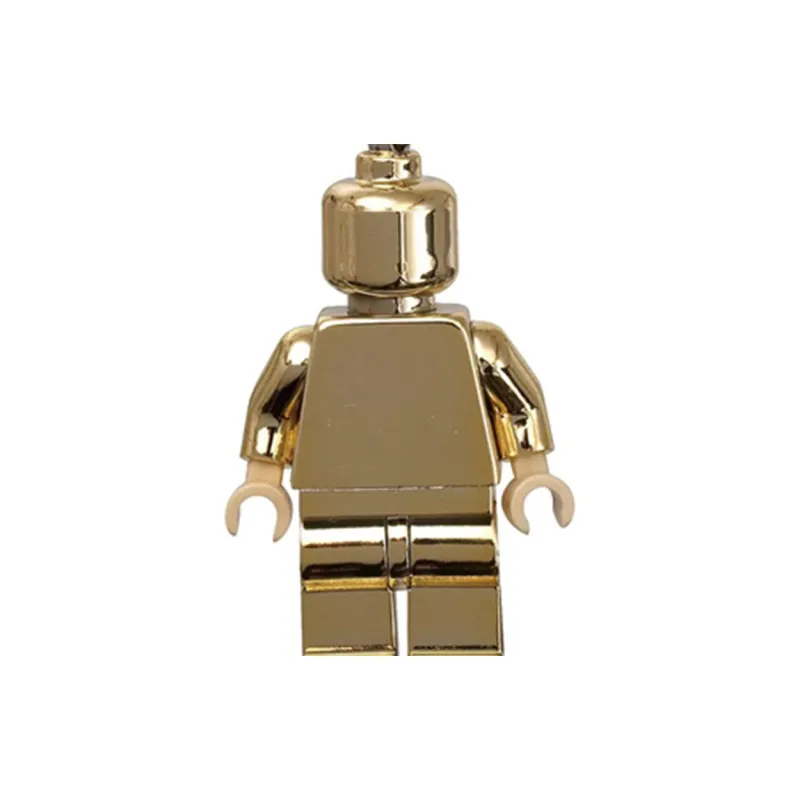 LEGO Gold Minifigure Key Chain Building Blocks 850807-3