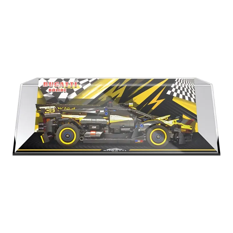LEGO Bugatti Meteor & Curved Unibody Display Case Building Blocks 905 42151  Display Case A-0