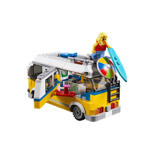 LEGO LOGO Creator Sunlit Beach House Car Building Blocks 379pcs 31079