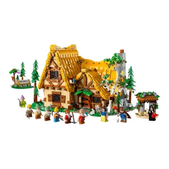 LEGO Snow White And The Seven Dwarfs' Cottage Building Blocks 43242
