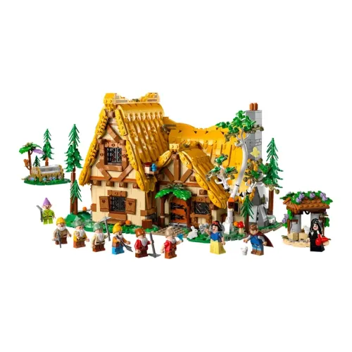 LEGO Snow White And The Seven Dwarfs' Cottage Building Blocks 43242