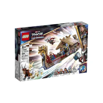 LEGO Super Hero Collection Marvel Thor God Of Thunder Thor Goat Boat Building Blocks 564pcs 76208