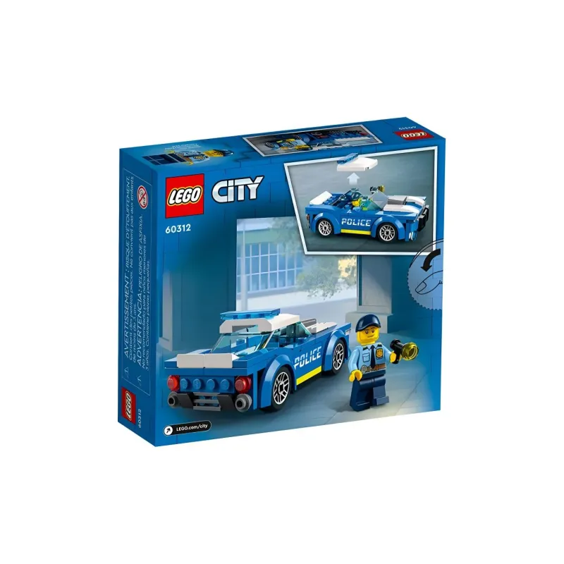 LEGO City Collection Police Car Building Blocks 94 Pcs 60312-1