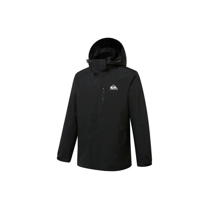 Quiksilver Hiking Water-Resistant Windproof And Rainproof Windbreaker Jacket Unisex-1