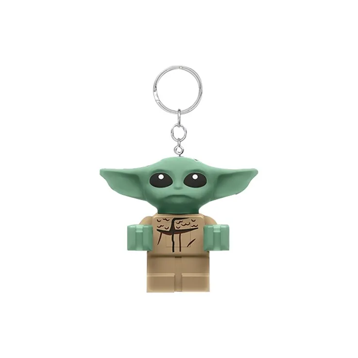 LEGO Star Wars Collection Black Warrior Darth Vader Yoda Baby Glow in The Dark Keychain Pendant IP Merch-3