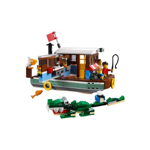 LEGO LOGO Creator 3 in 1 Riverside Boat House Building Blocks 396 Pcs/pzs 31093