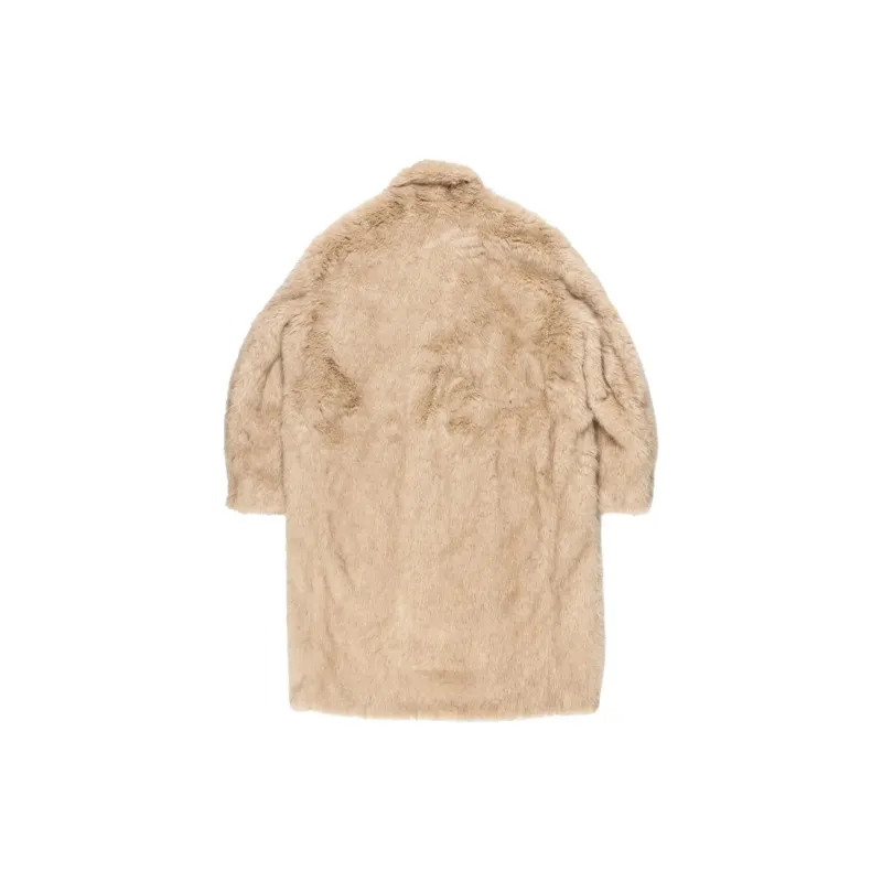 Balenciaga Faux fur Double breasted Coat-1