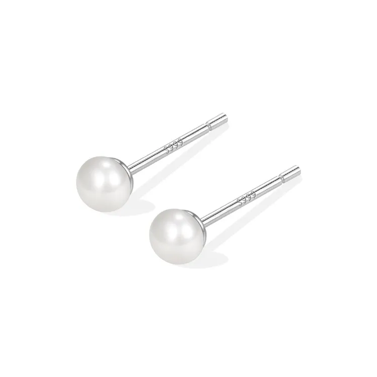 MCK Sterling Silver Stud Earrings Women's-4