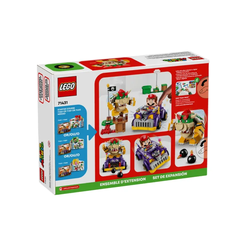 LEGO Bowser's Muscle Car Expansion Set Building Blocks 71431-1