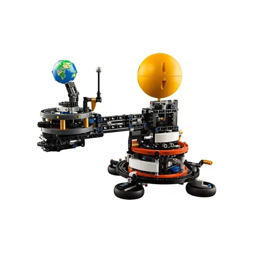 LEGO Planet Earth And Moon In Orbit