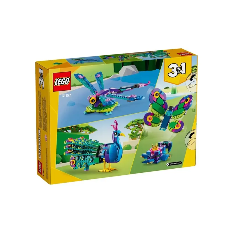 LEGO Creator Exotic Peacock Building Blocks 355pcs 31157-2