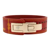 Red[inside and outside Smooth Finish Soft Cow Leather/Thickened 12cm/Five-Layer Cow Leather Material]