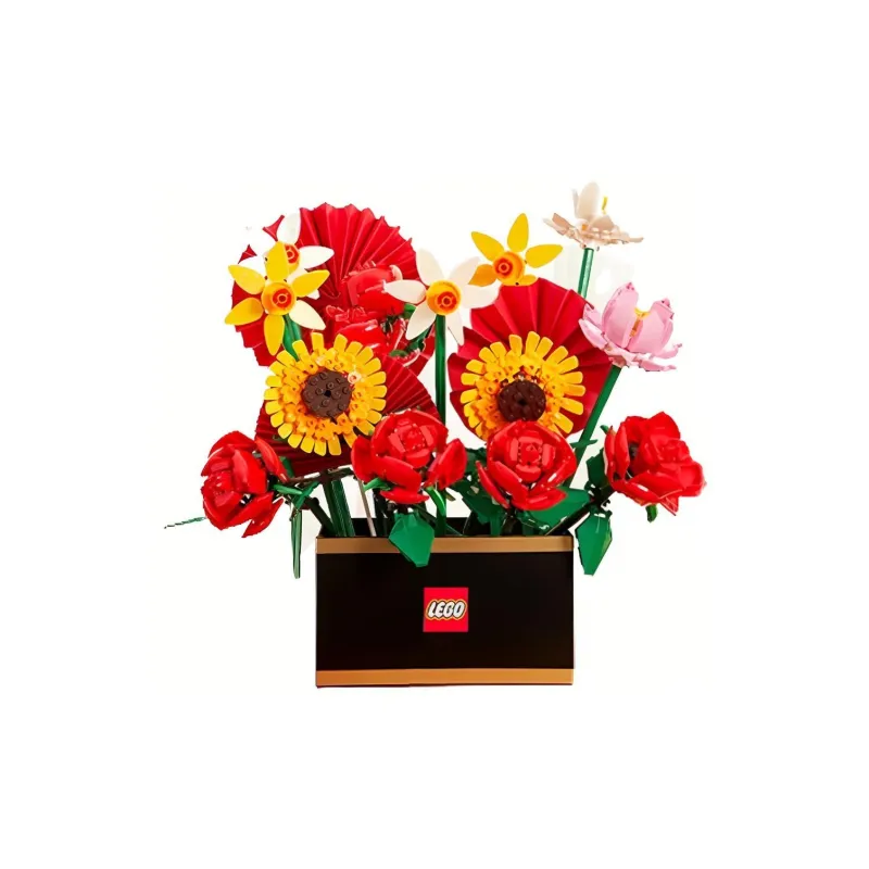LEGO New Year's Flower Preserved Flower Spring Festival Box Building Blocks 986pcs 40460405244064640647-1